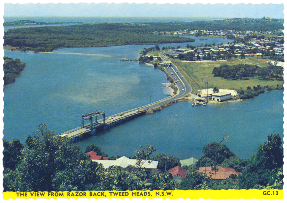 Boyds Bay Bridge - Razorback view - Postcard - GC13 - 1000x710.png