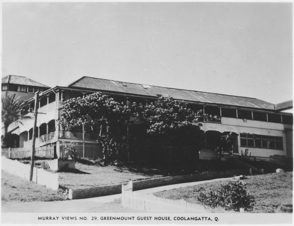 Postcard - Murray Views No. 29. Greenmount Guest House, Coolangatta, Q. - 1000x767.png
