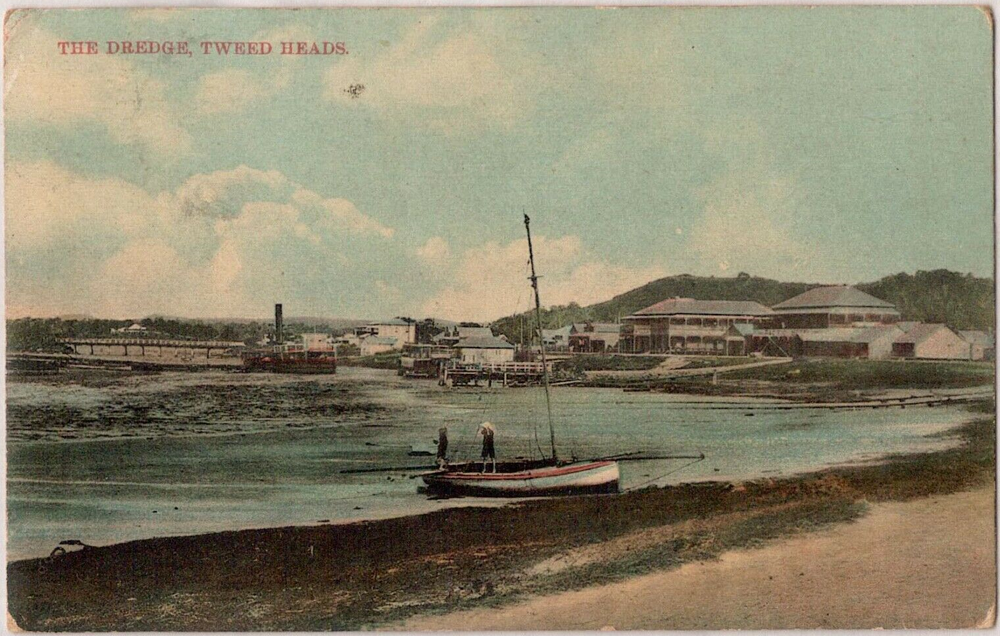 Postcard - Edco Series 1418 - The Dredge, Tweed Heads - 1000x636.png