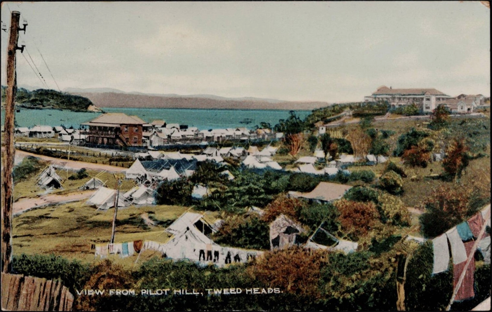 Postcard - NINNESS Series. No. 2445 - View From Pilot Hill, Tweed Heads - 1000x633.png