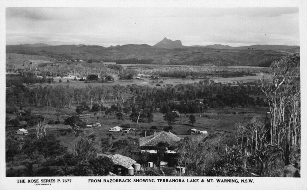 Tweed Heads - View from Razorback - Postcard - The Rose Series P.7677 - 1000x620.png